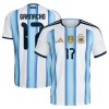 Camisola do Argentina Garnacho 17 Equipamento Principal Mundial 2026